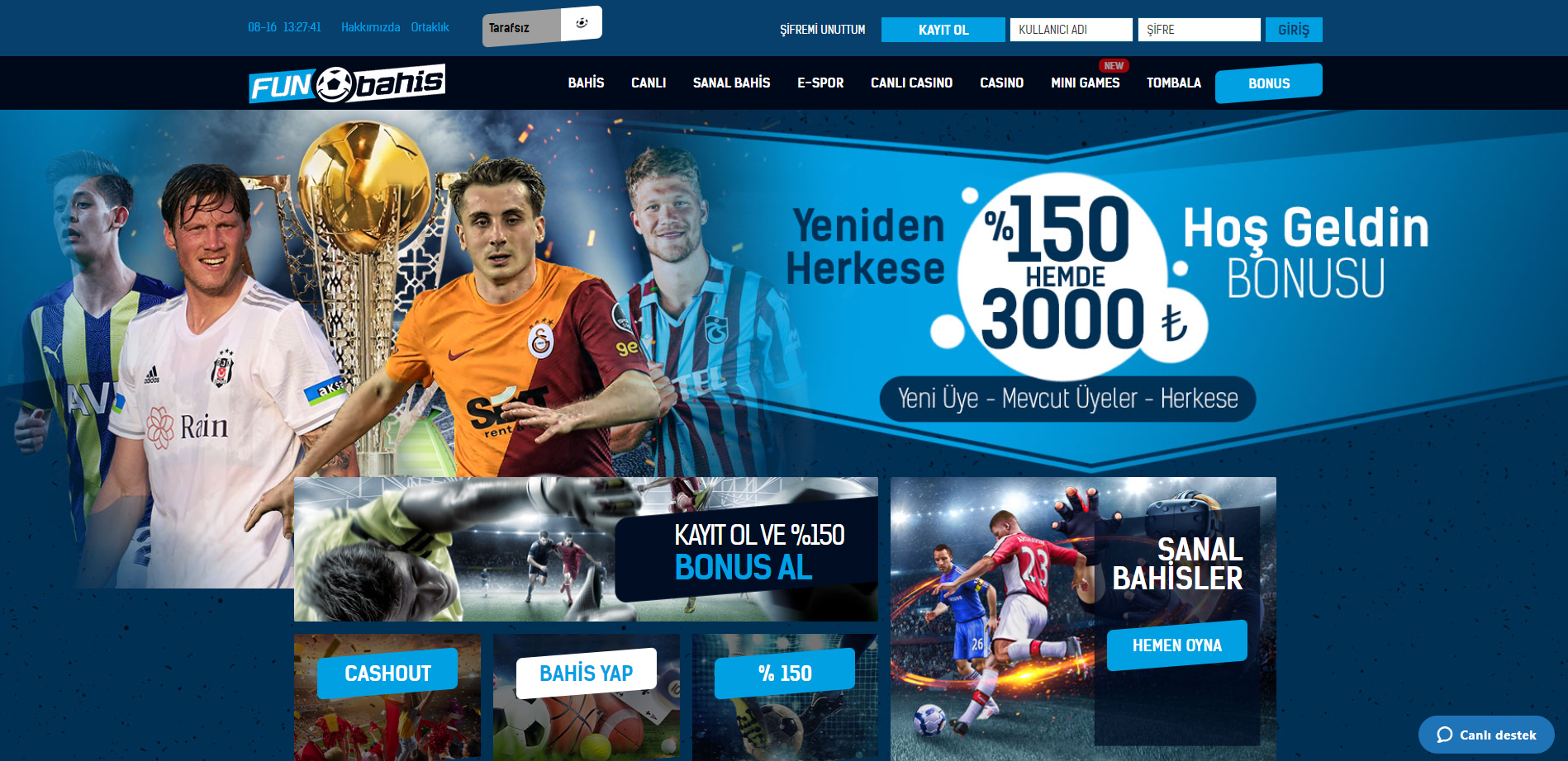 Funbahis Ekran Resmi
